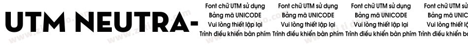 UTM Neutra字体转换